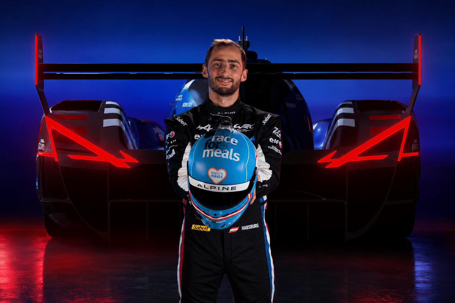 Ferdinand Habsburg races for meals Le Mans Alpine