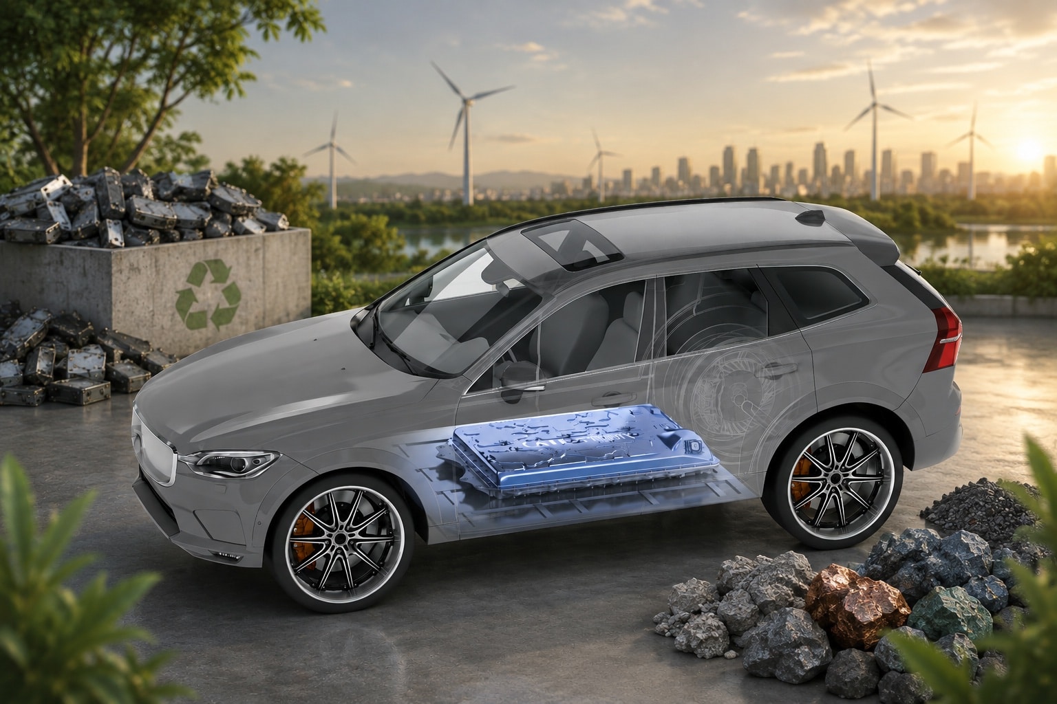 Electric car batteries