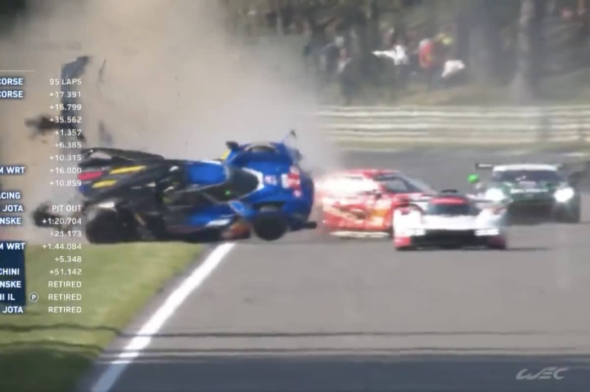 Cadillac WEC Crash 2024 Spa