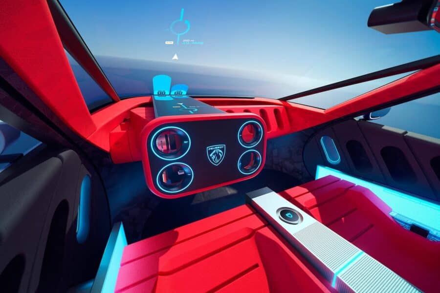 Peugeot Hypersquare steering wheel