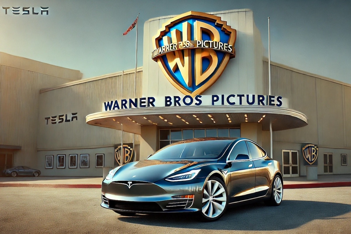 Tesla Robotaxi Warner Bros Pictures