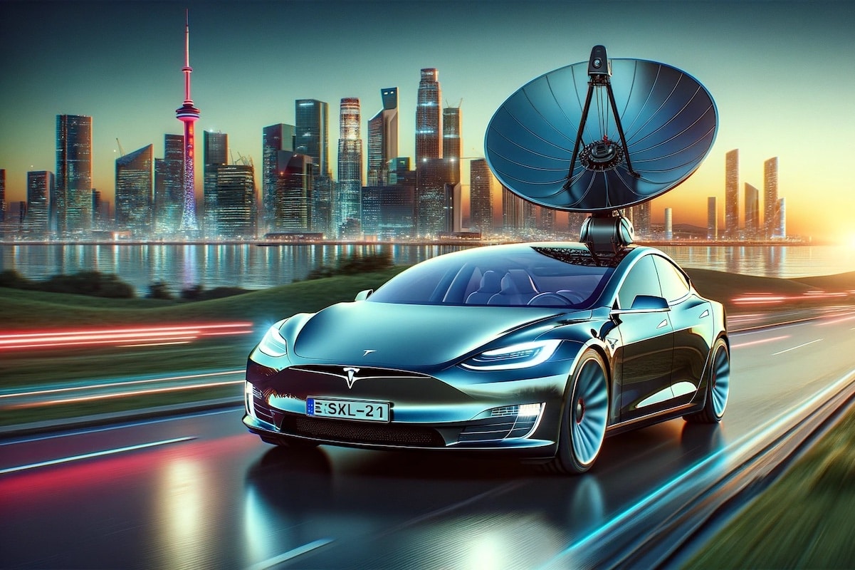 Tesla antenne Starlink