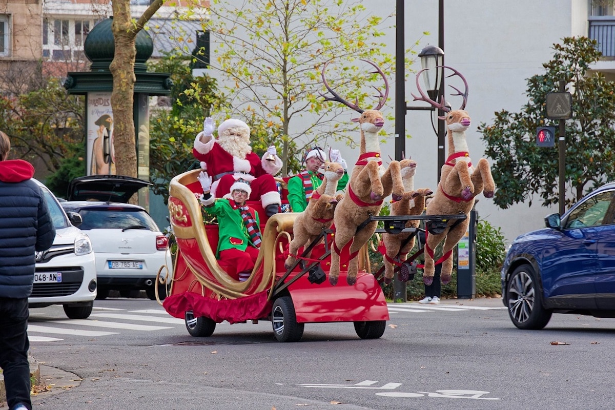 traineau père noël Boulogne Billancourt